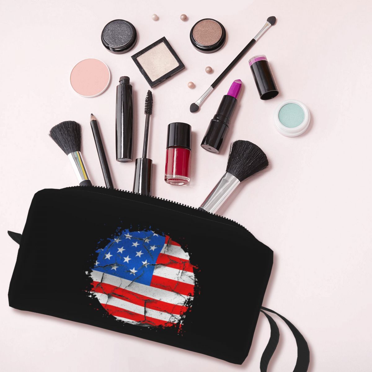 Beauty Makeup Usa - Tas Rias Bendera Amerika Serikat, Organizer
