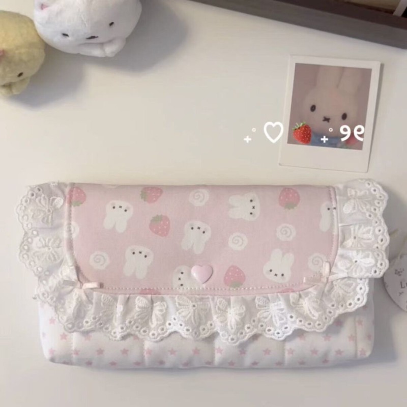 Beauty Makeup Edit - Tas Pena Miffy Rabbit Strawberry Baru,
