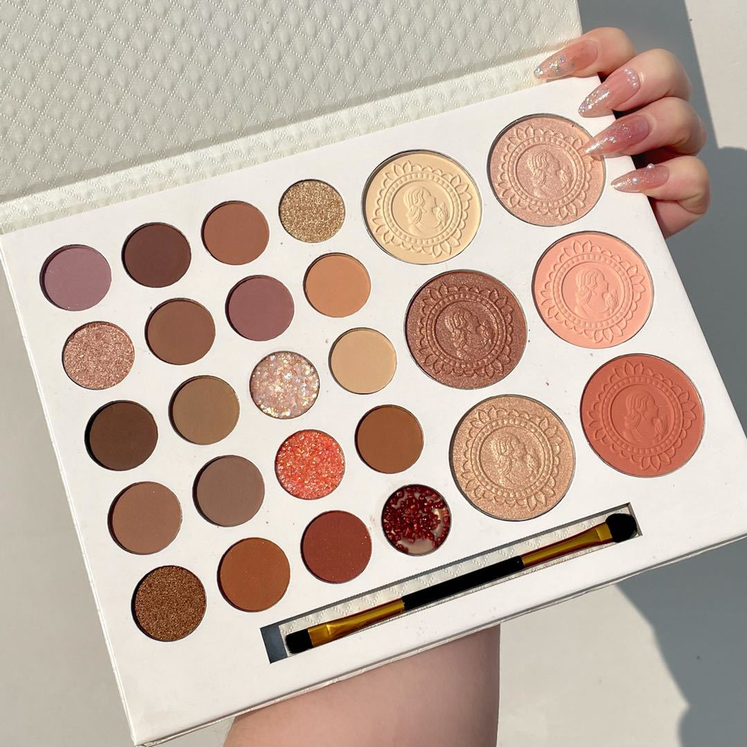 Beauty Huda Makeup - Eyeshadow palet 26 warna Matte, produk