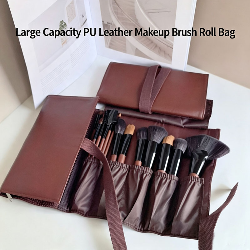 Beauty Preservation Makeup Bag - Tas Gulung Kuas Makeup Kulit PU,
