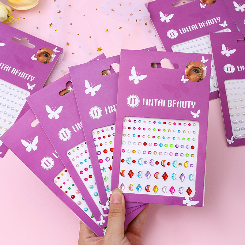 Beauty Of Makeup - Stiker Permata Wajah Laris Manis, Perekat