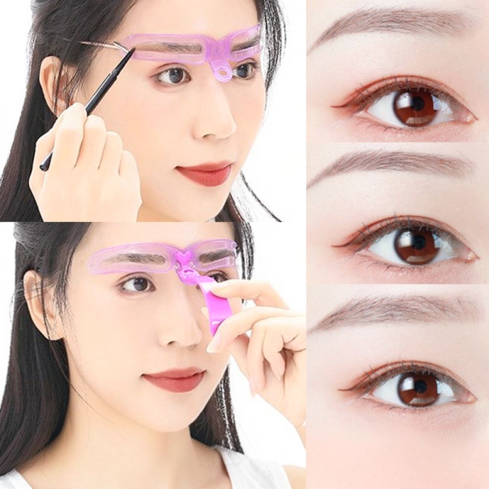 Set Stensil Alis Profesional u - Beauty Makeup Drawing ulasan dan harga