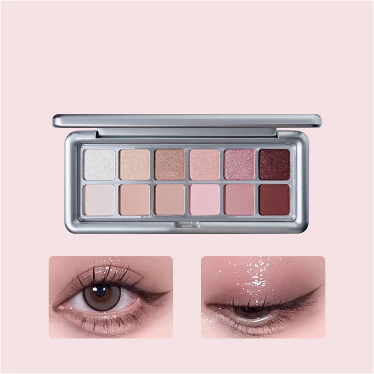 12 warna Eye Shadow piring Mat - Beauty Huda Makeup ulasan dan harga
