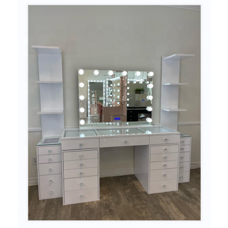 Meja Rias Cermin LED Custom -  - Beauty Makeup Usa ulasan dan harga