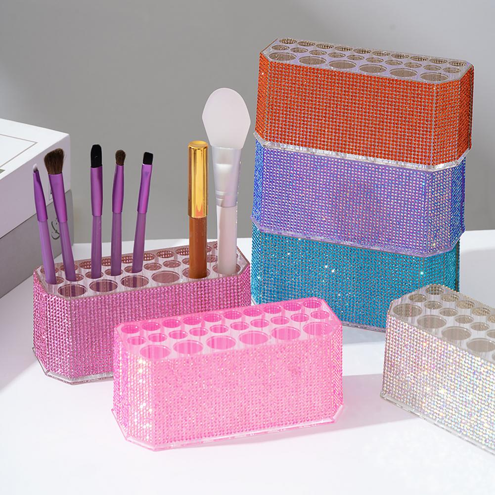Brush Organizer Akrilik Makeup - Beauty Makeup Drawing ulasan dan harga