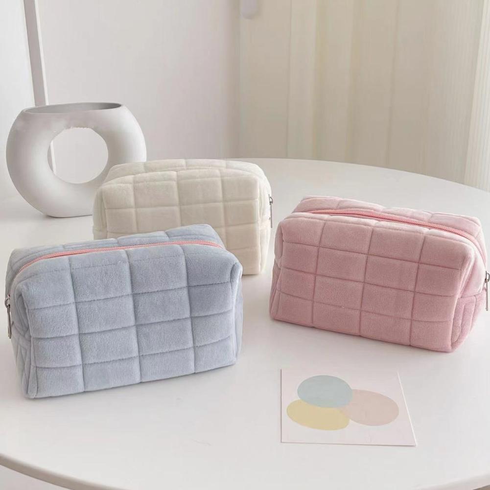 Tas Makeup Bulu Halus Lucu Unt - Beauty Preservation Makeup Bag ulasan dan harga