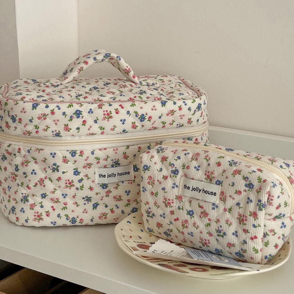 Tas Makeup Vintage Bermotif Bu - Beauty Preservation Makeup Bag ulasan dan harga