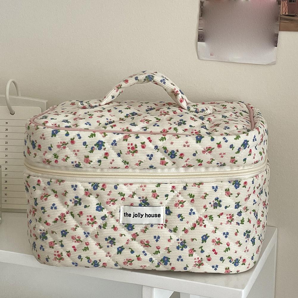 Tas Makeup Vintage Bermotif Bu - Beauty Preservation Makeup Bag ulasan dan harga