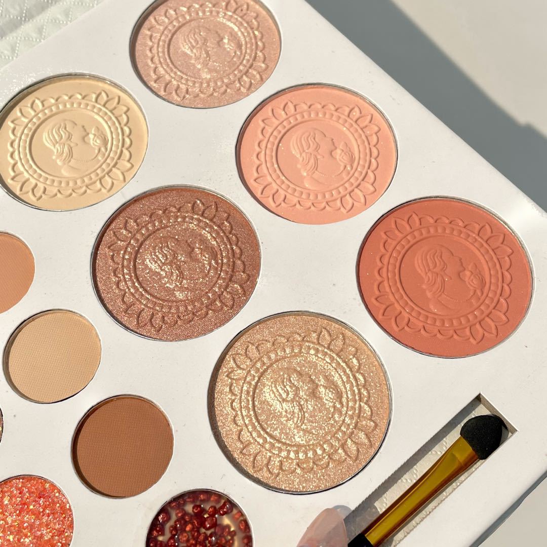 Eyeshadow palet 26 warna Matte - Beauty Huda Makeup ulasan dan harga