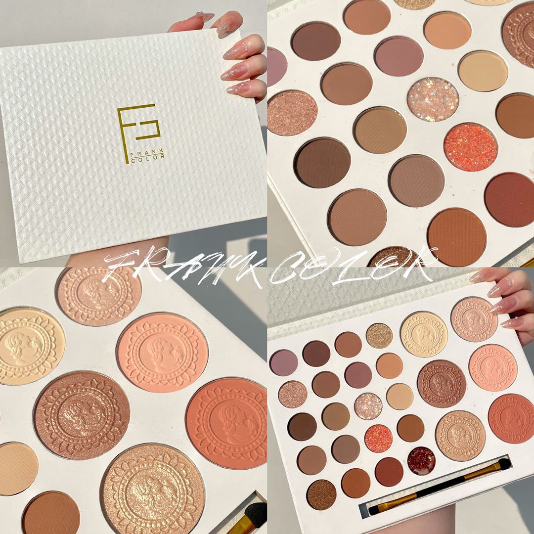 Eyeshadow palet 26 warna Matte - Beauty Huda Makeup ulasan dan harga