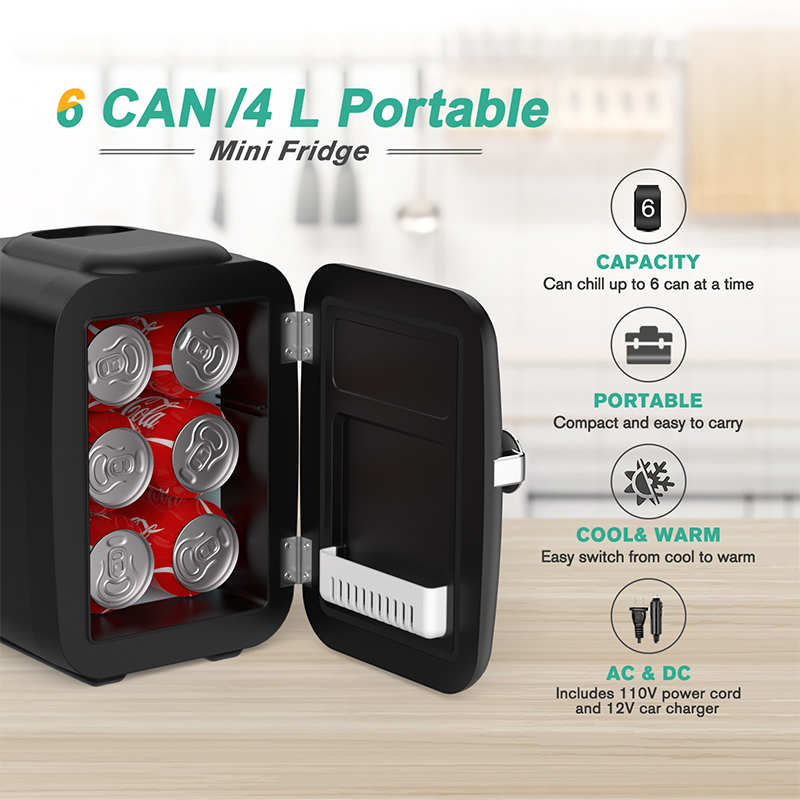 Crownful kulkas Mini 4L, kulka - Beauty Makeup Fridge ulasan dan harga