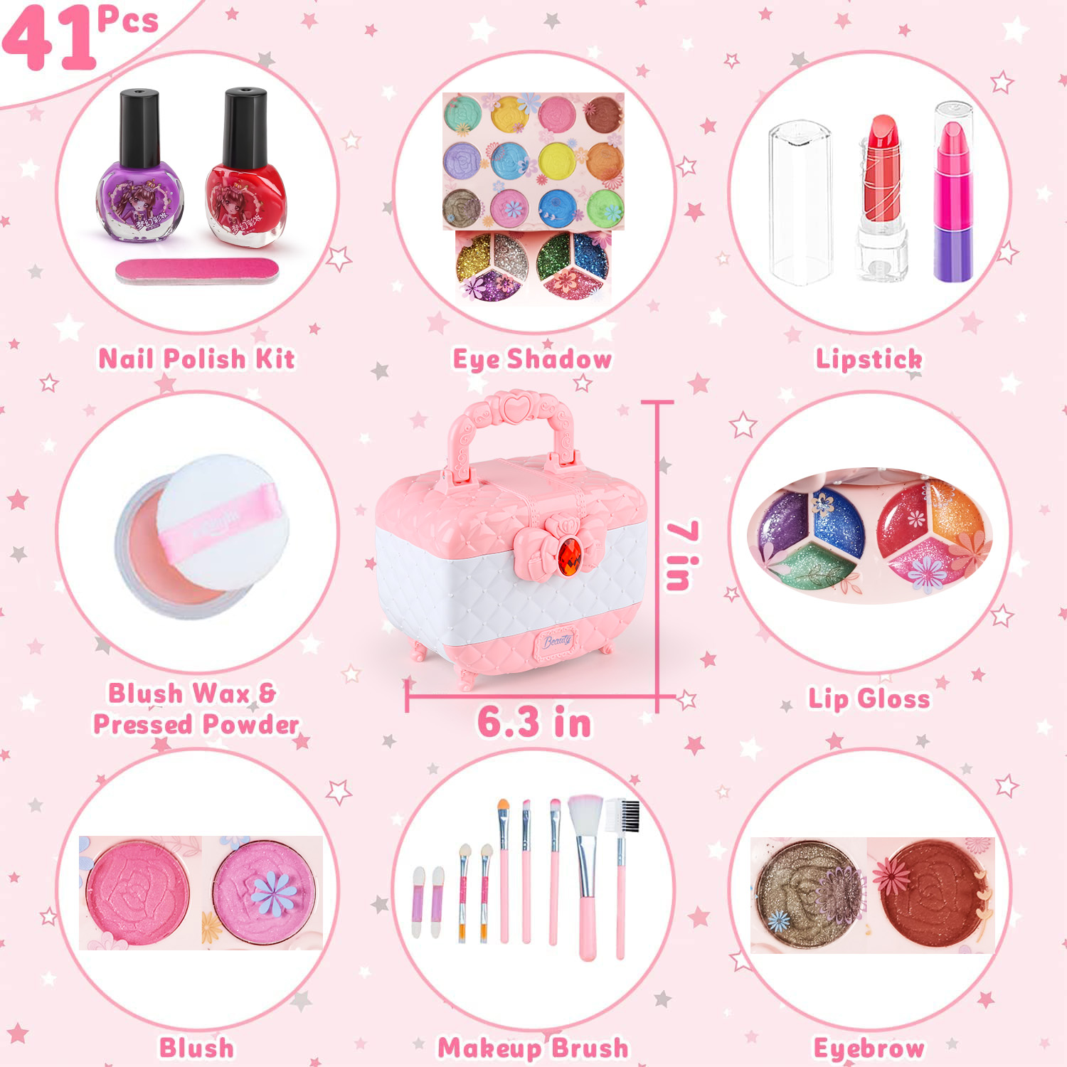 Kit mainan Makeup anak perempu - Beauty Makeup Usa ulasan dan harga
