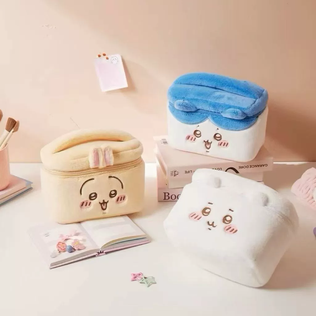 Tas Makeup Chiikawa Plush Kapa - Beauty Preservation Makeup Bag ulasan dan harga