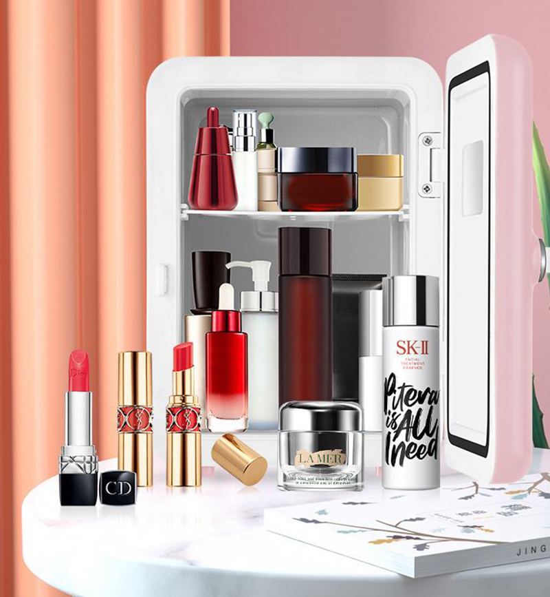 Kulkas Mini 4L Serbaguna untuk - Beauty Makeup Fridge ulasan dan harga