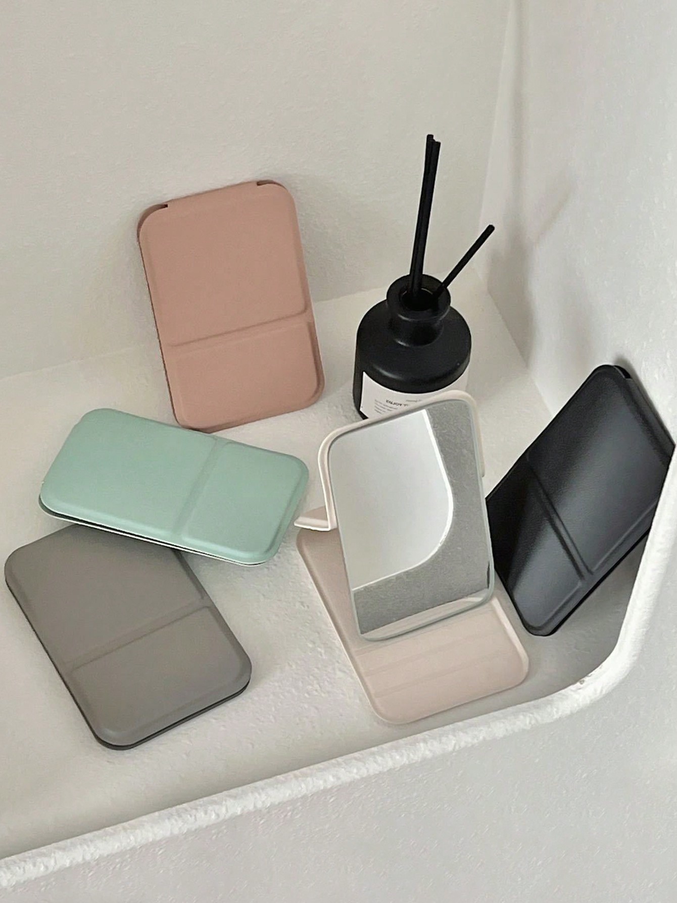 Set Cermin Rias Mini Lipat Por - Beauty Of Makeup ulasan dan harga