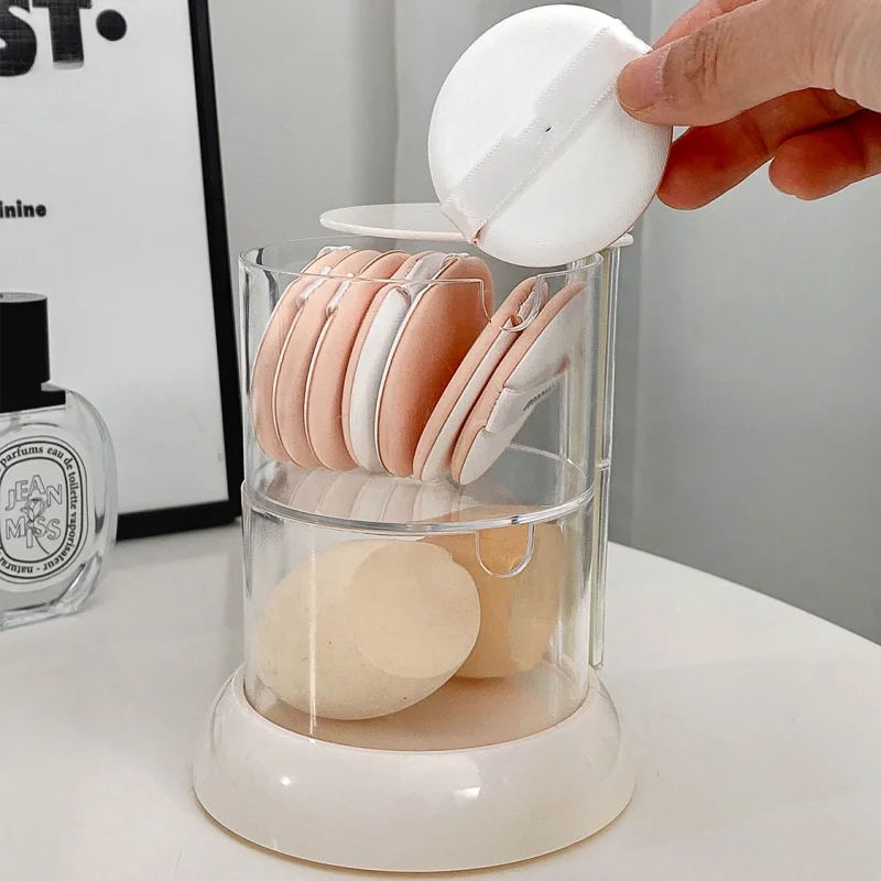Kotak penyimpanan Puff rias pu - Beauty Makeup Egg ulasan dan harga
