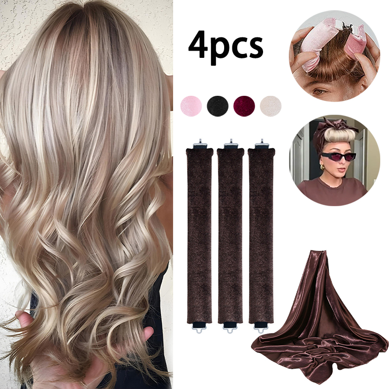4pcs Alat Pengeriting Rambut T - Hair Curling Wand ulasan dan harga