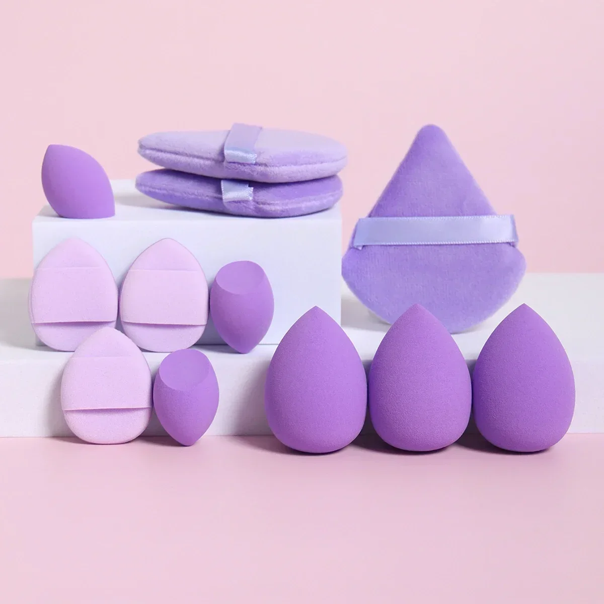 12 Buah Spons Rias Berbentuk S - Beauty Makeup Egg ulasan dan harga