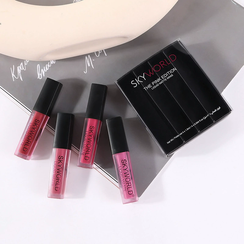 Set Lipstik 4 Buah Lip Gloss M - Beauty Huda Makeup ulasan dan harga